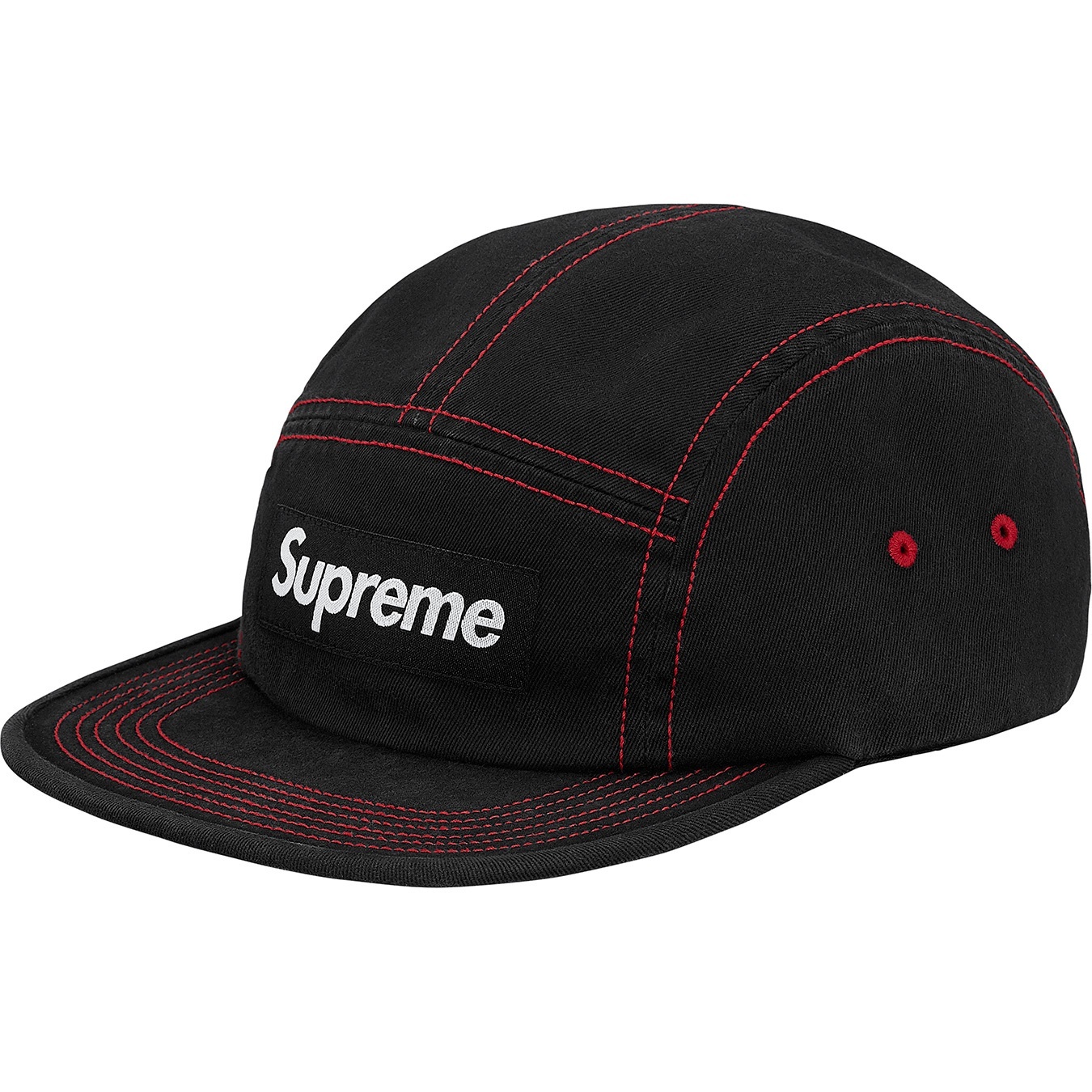 Contrast Stitch Camp Cap view 3